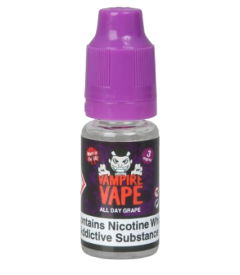All Day Grape Vape Liquid By Vampire Vape