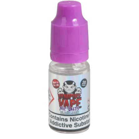 black jack nic salt vape liquid